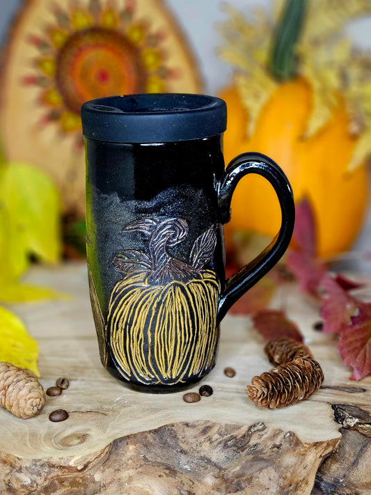 7. Pumpkin travel mug