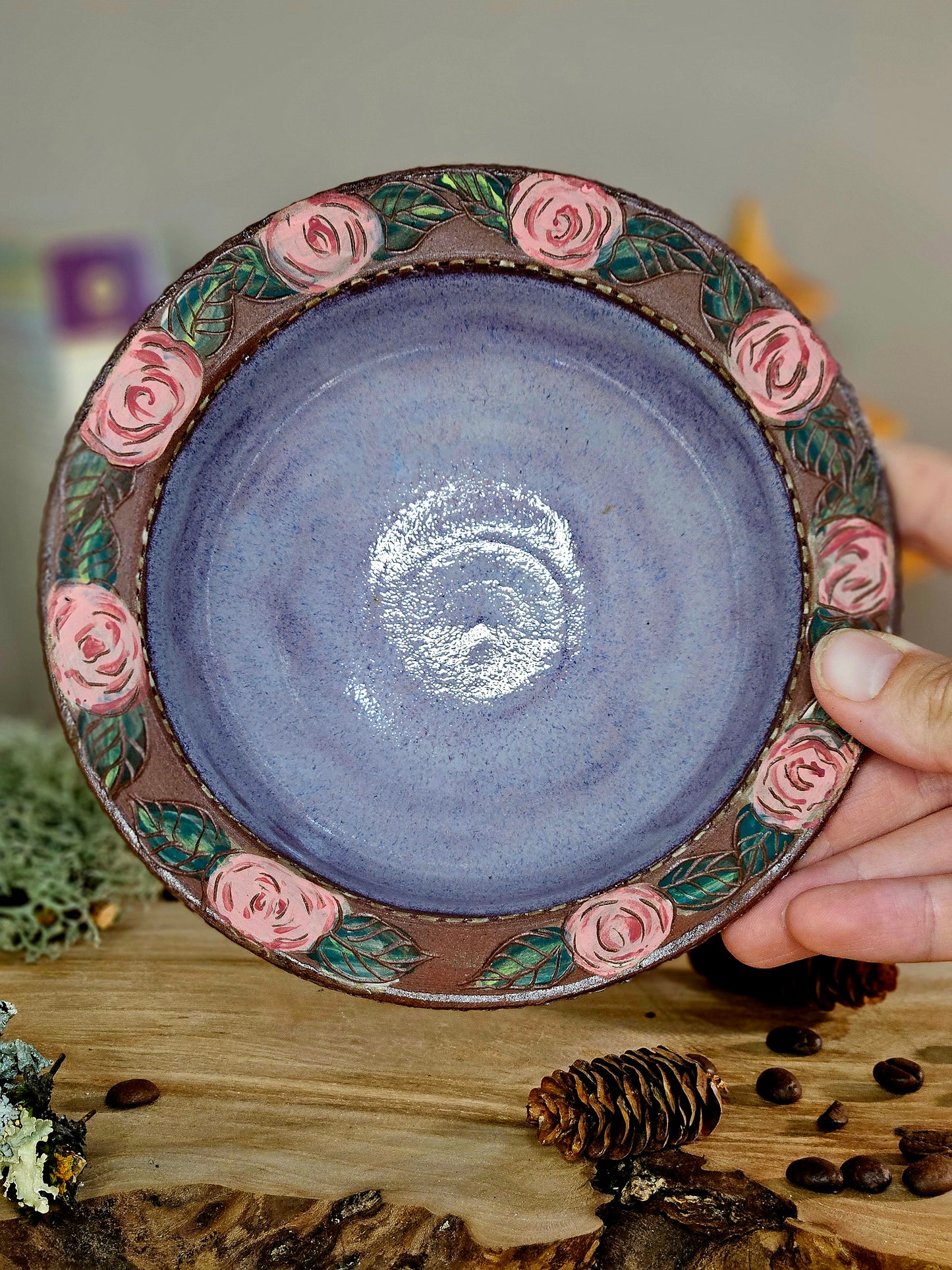 10. Rose Dinner Bowl