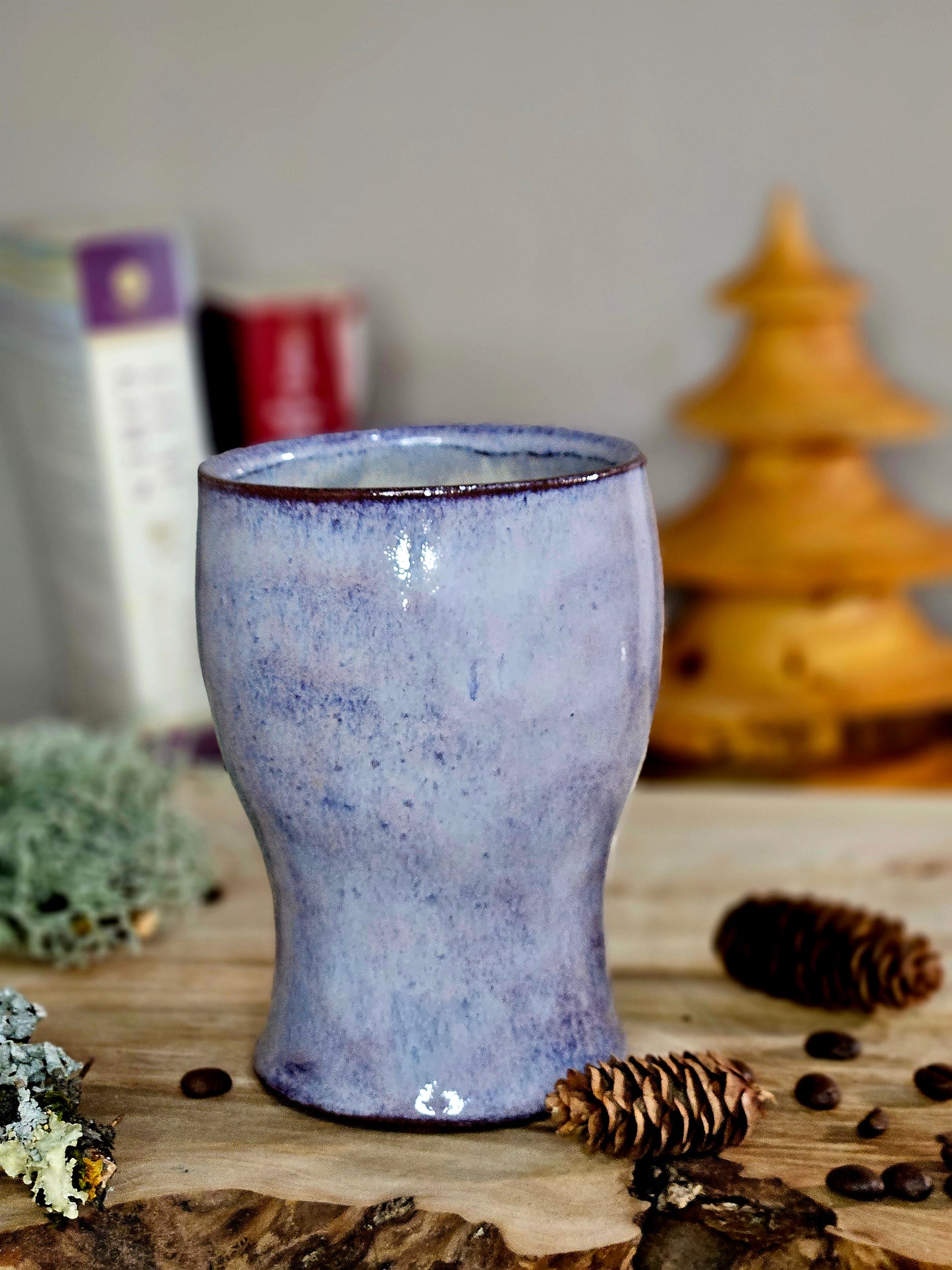 4. Purple Wildflower Tumbler