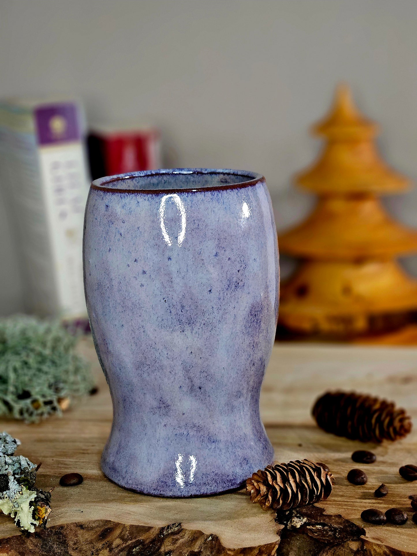 5. Purple Wildflower Tumbler