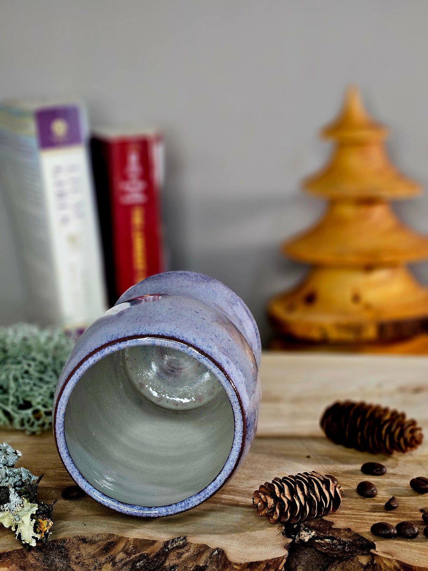 5. Purple Wildflower Tumbler