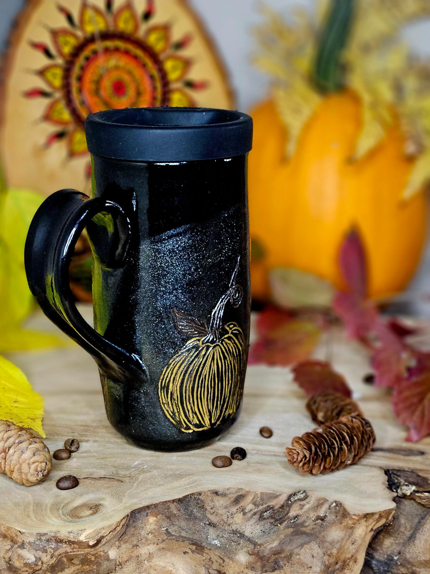 7. Pumpkin travel mug