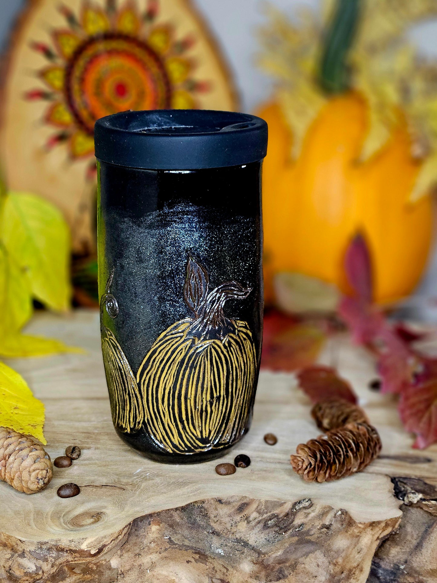 7. Pumpkin travel mug