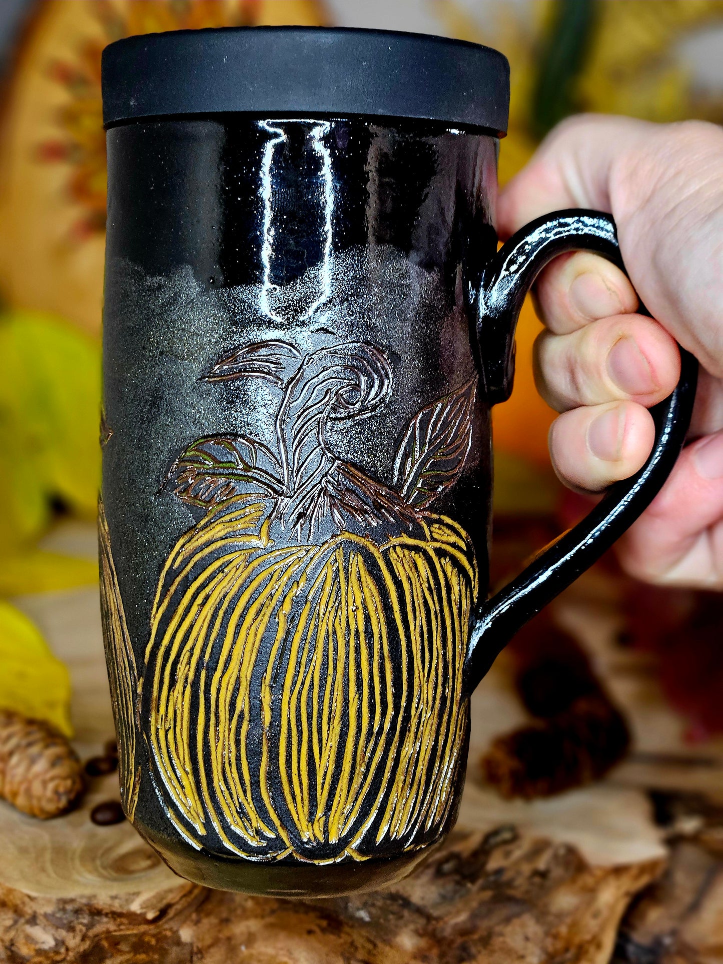 7. Pumpkin travel mug