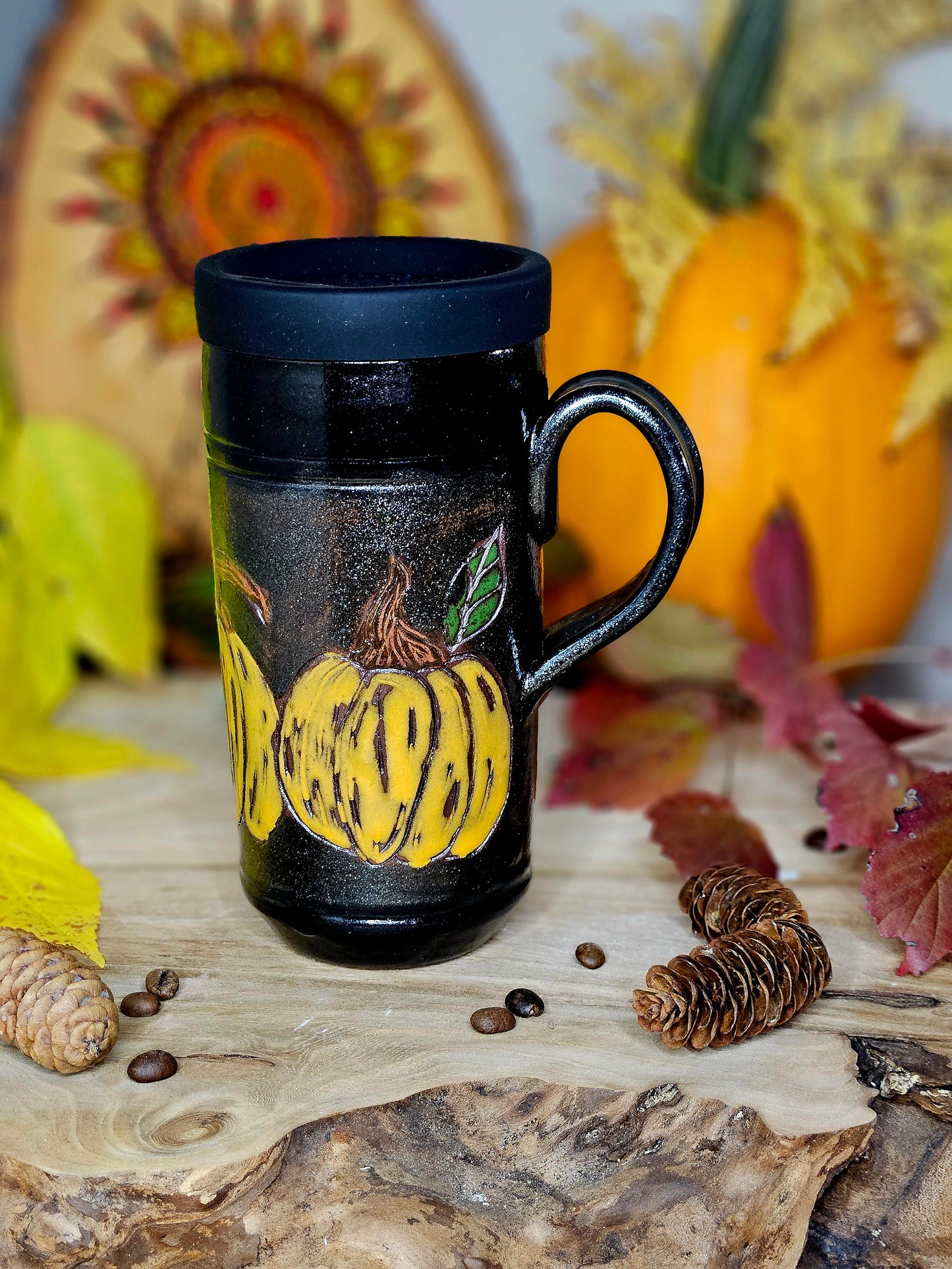 4. Pumpkin Travel Mug