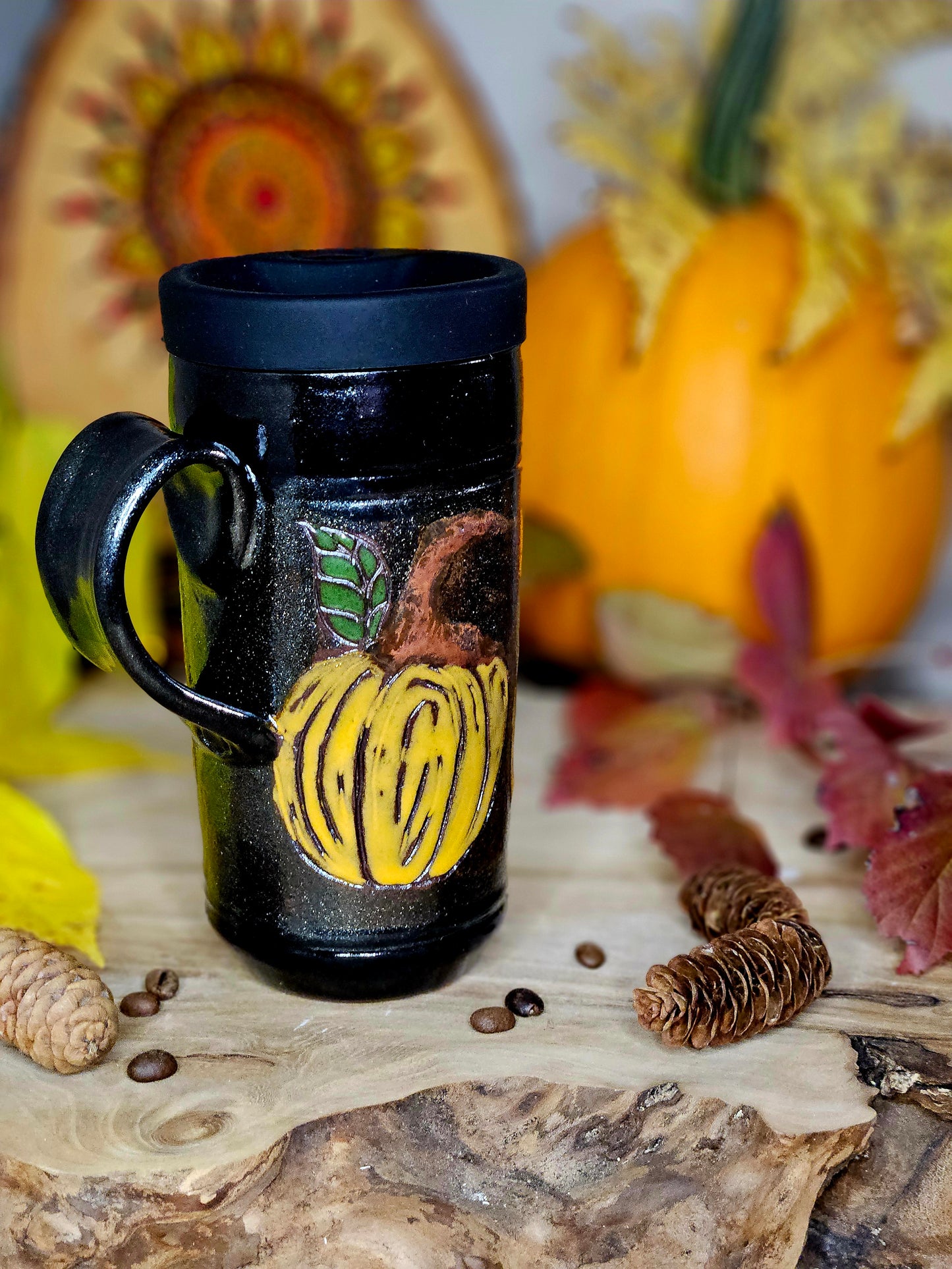 4. Pumpkin Travel Mug