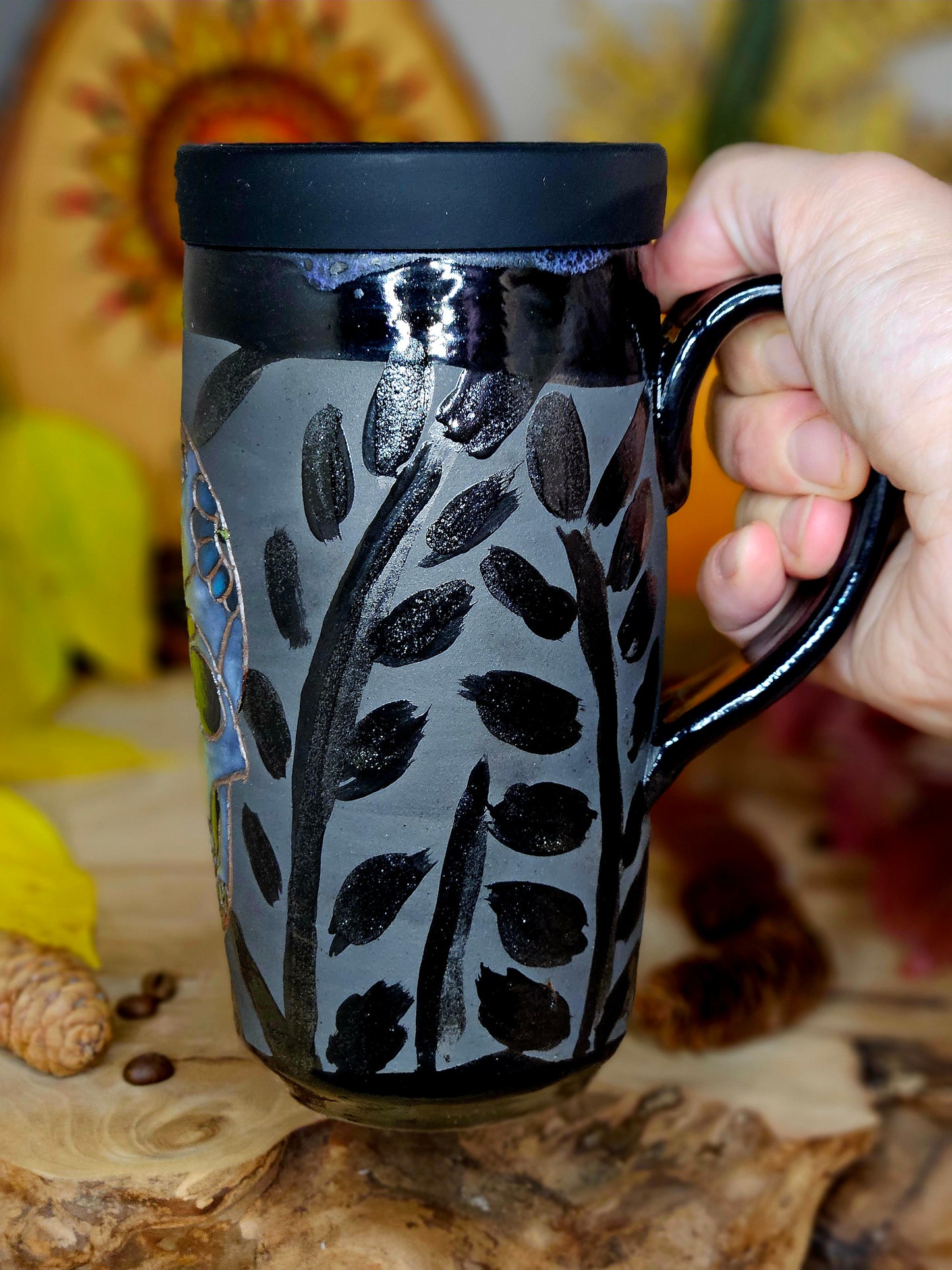 6. Skull Travel Mug