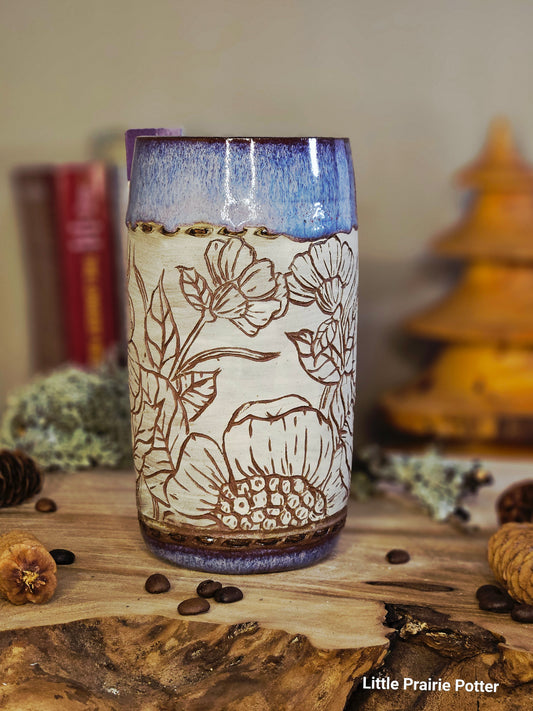 15. Wild Flower Tumbler